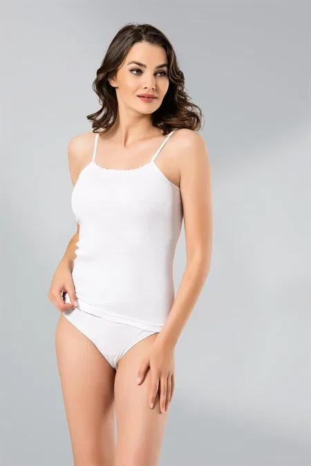 Namaldı Pamuklu Esnek İp Askı Atlet Namaldı 234