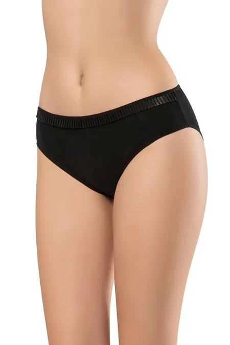 Yüksek Pamuk Oranlı Rahat Slip Külot Erdem 7503 - Siyah