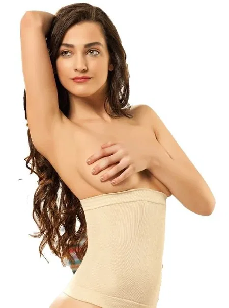 Dikişsiz Yüksek Bel Korse Mikrofibre Sistina 770 - Ten