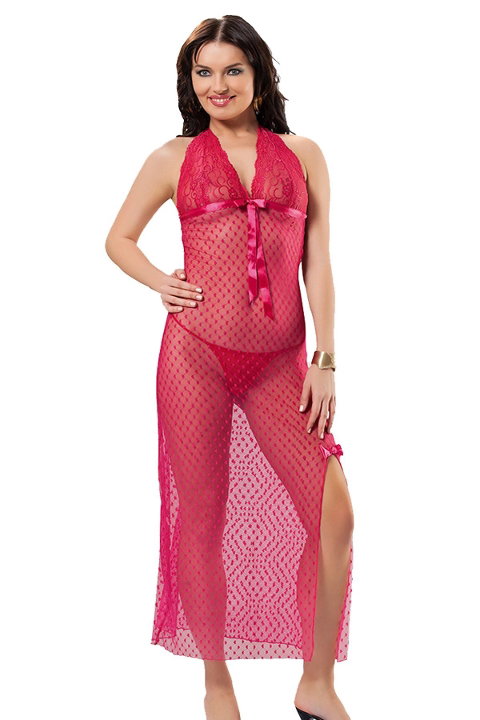 Dantel Detaylı Kısa Sabahlık Sistina 639