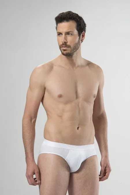 Pamuklu Slip Erkek İç Giyim Cacharel 1203 - Beyaz