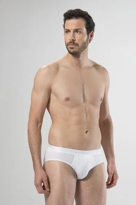 Pamuklu Kompakt Kesim Slip Erkek Cacharel 1403 - Beyaz