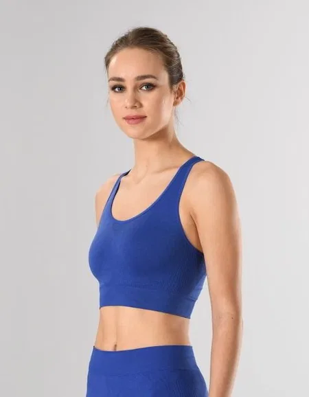 Miss Fit Dikişsiz Örme Sporcu Büstiyer Polyamide Elastane Miss Fit 11167 - Görsel 3