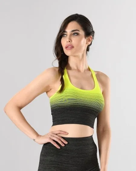 Miss Fit Dikişsiz Performans Kumaşlı Sporcu Büstiyer Miss Fit 11177 - Görsel 5