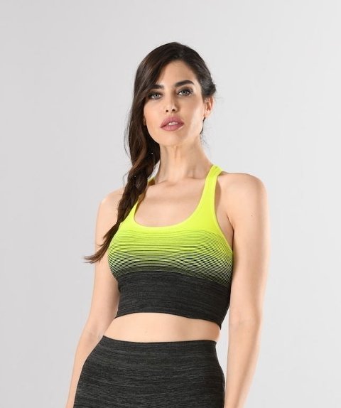 Dikişsiz Performans Kumaşlı Sporcu Büstiyer Miss Fit 11177 - MultiColor