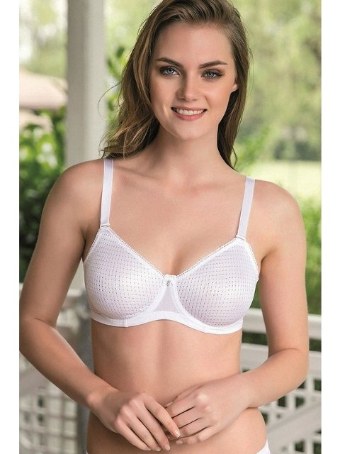 Dantel Detaylı Balenli Toparlayıcı Sütyen Yeni İnci 1710 - 2