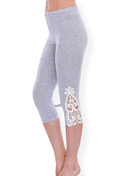 Yüksek Bel Pamuklu Esnek Tayt Lady 8133