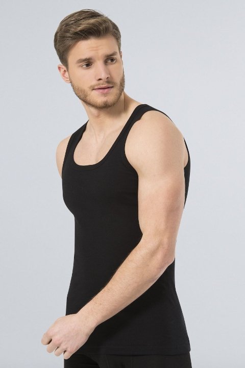 Ribana Kesim Pamuklu Erkek Atlet Türen 109