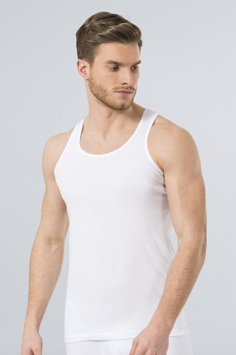 Pamuklu Ribana Erkek Atlet Türen 131