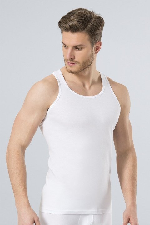 Pamuklu Ribana Erkek Atlet Türen 131 - 2