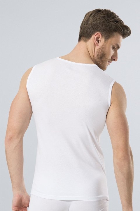 Ribana V yaka Erkek Atlet Türen 158 - Beyaz