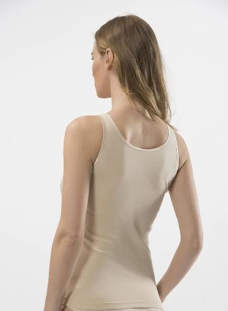 Yüksek Pamuklu Kaşkorse Kadın Atlet Türen 211 - 2