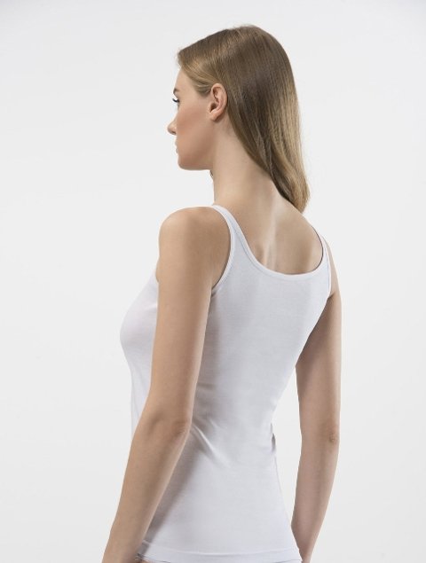 Pamuklu İp Askılı Kadın Atlet Türen 289 - 2