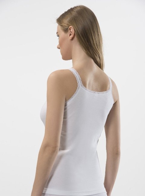 Pamuklu Nefes Alabilir İp Askılı Atlet Türen 202 - 2