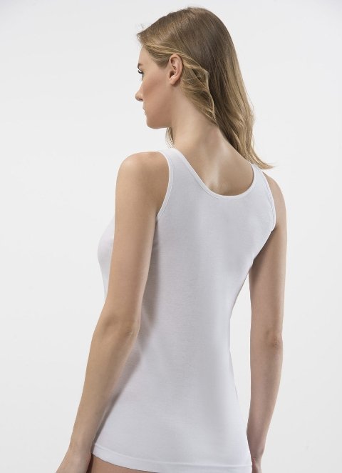 Pamuklu Nefes Alan Günlük Atlet Türen 210 Beyaz - Beyaz