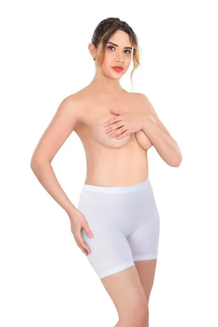 Uzun Paçalı Konforlu Boxer Emay 3003 - Beyaz