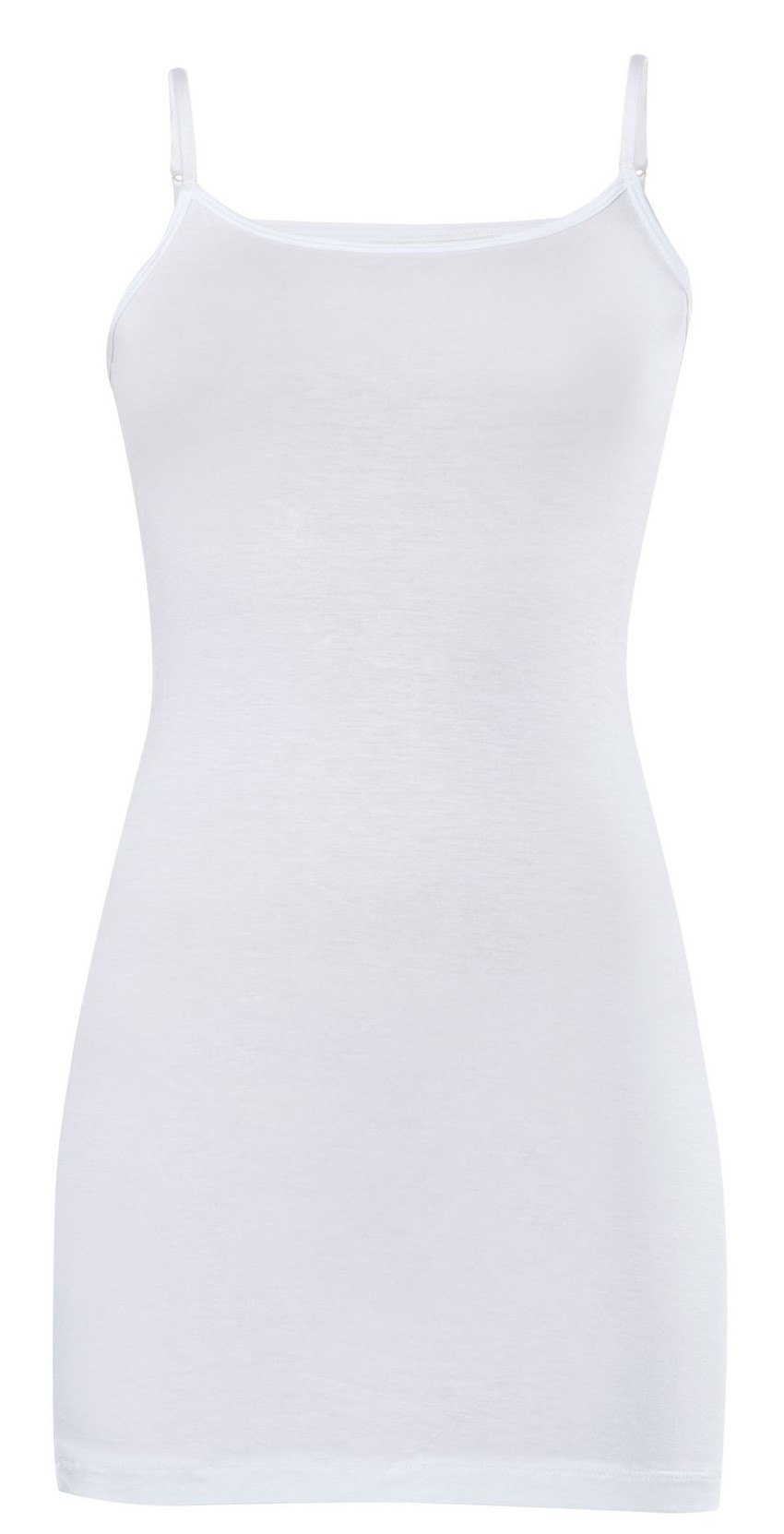 Tam Boy Pamuklu Kombinezon Siyah Anıt 2203 - Beyaz