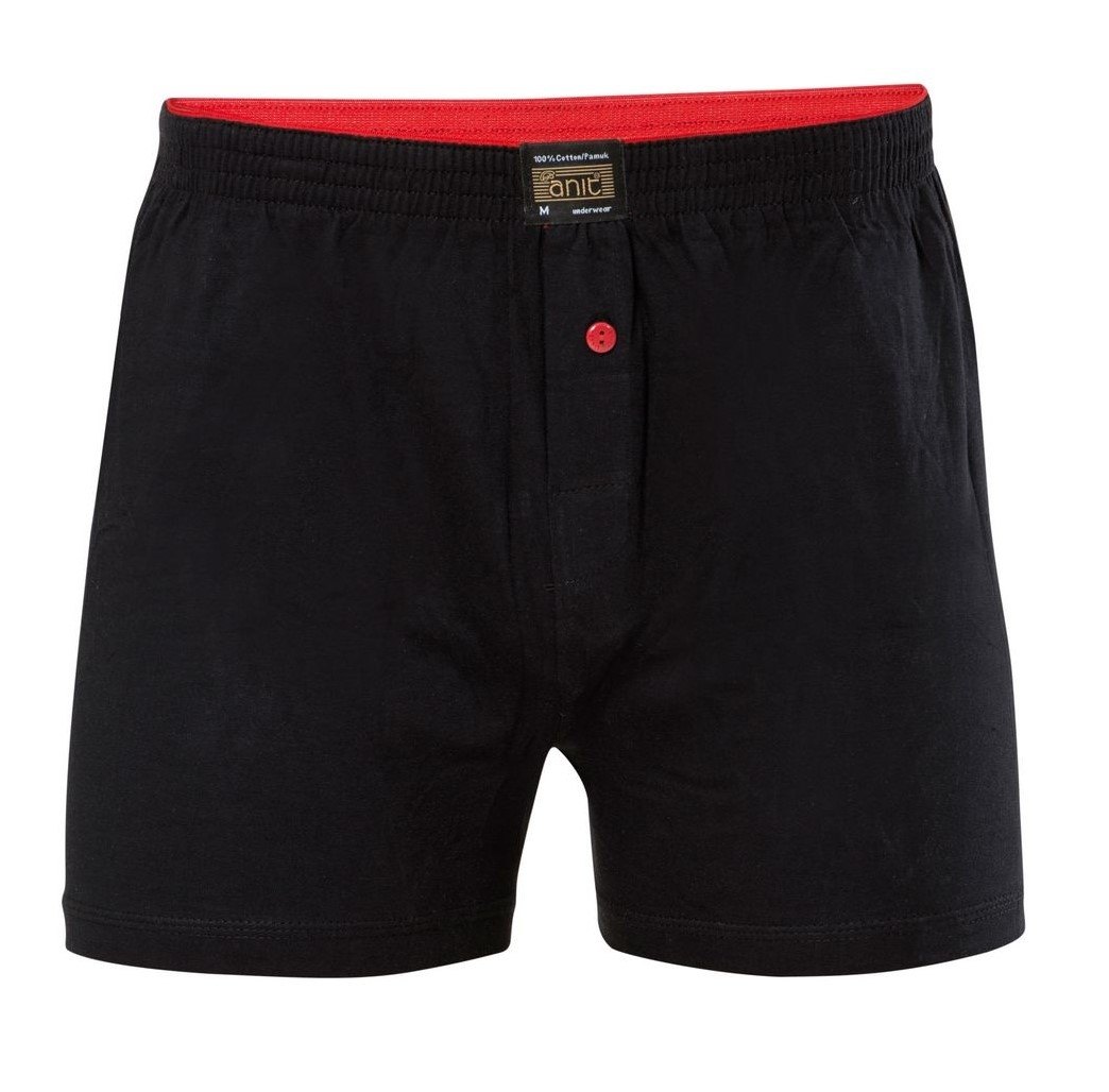 Pamuklu Esnek Bel Lastiği Erkek Boxer Anıt 1146 - Siyah