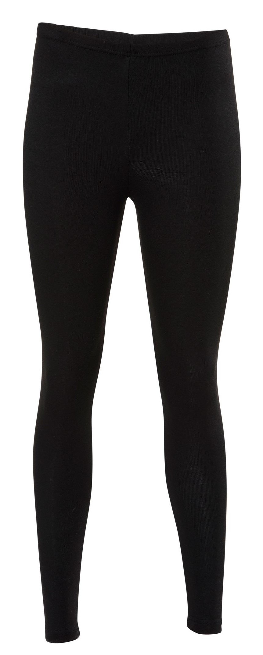 Yüksek Bel Esnek Termal Tayt Anıt 3316 - Siyah