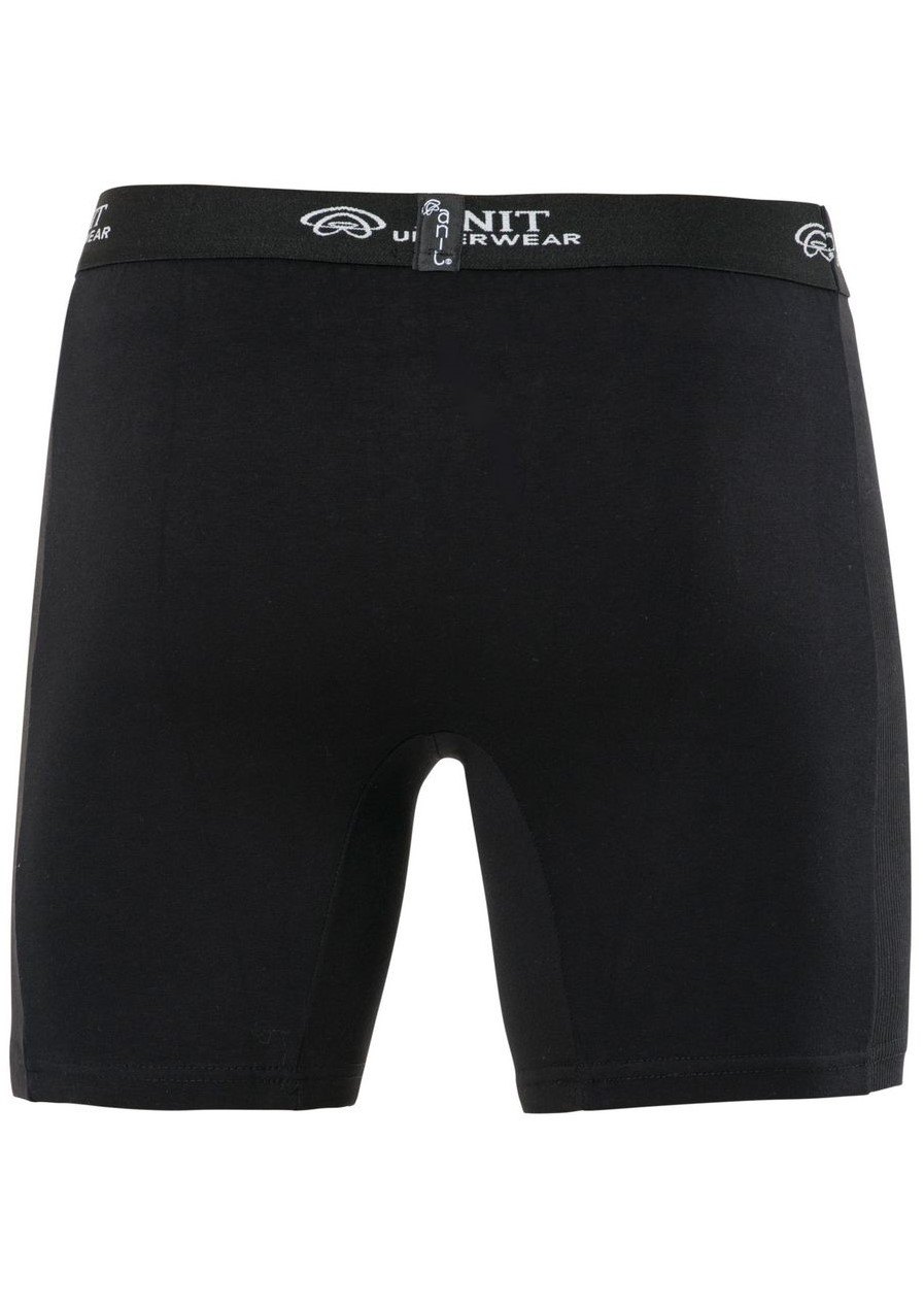 Pamuklu Elastan Uzun Erkek Boxer Anıt 1114 - Siyah