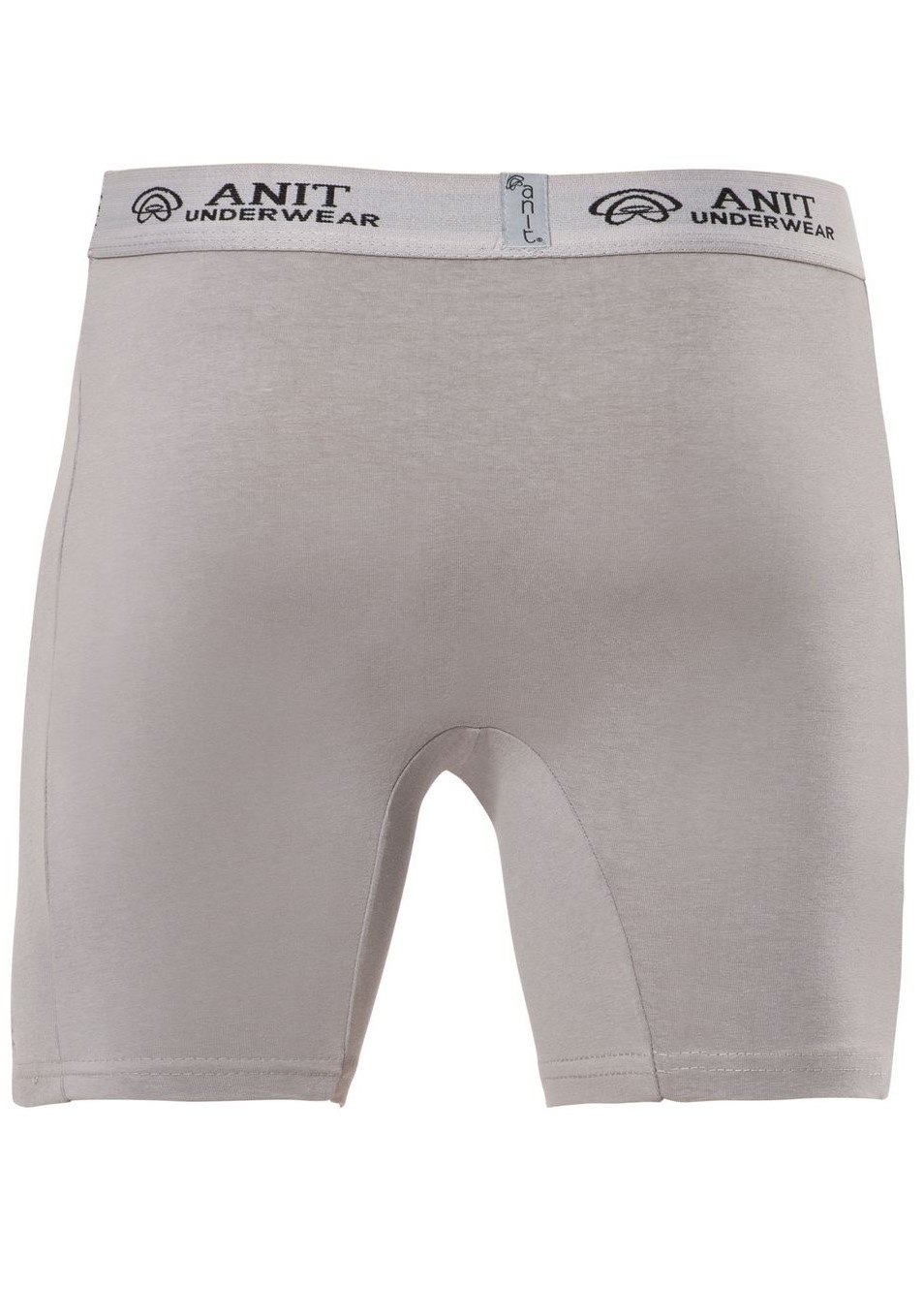 Pamuklu Elastan Uzun Erkek Boxer Anıt 1114 - Gri