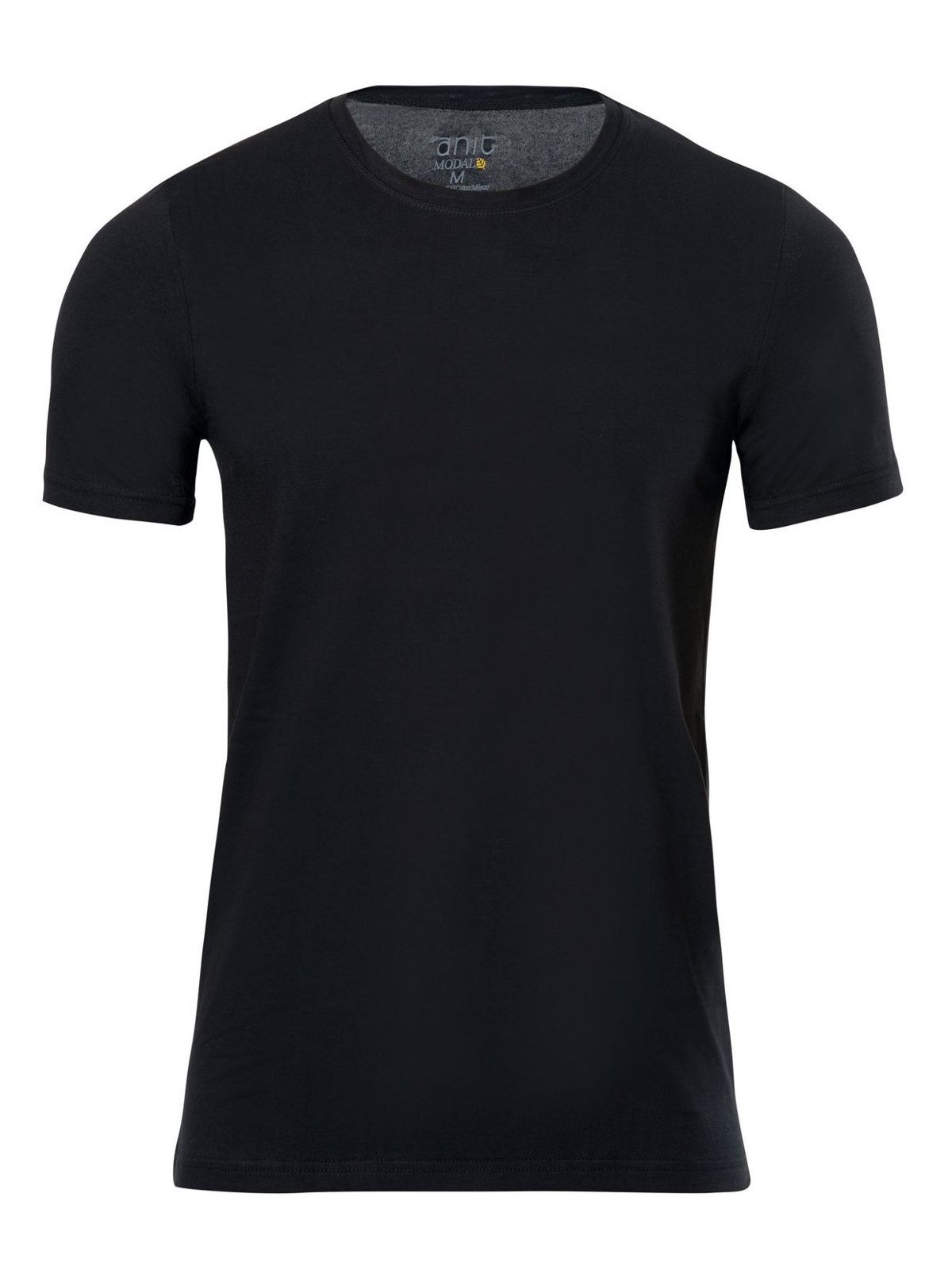 Modal Elastan O Yaka Kısa Kollu Atlet Anıt 1203 - Siyah