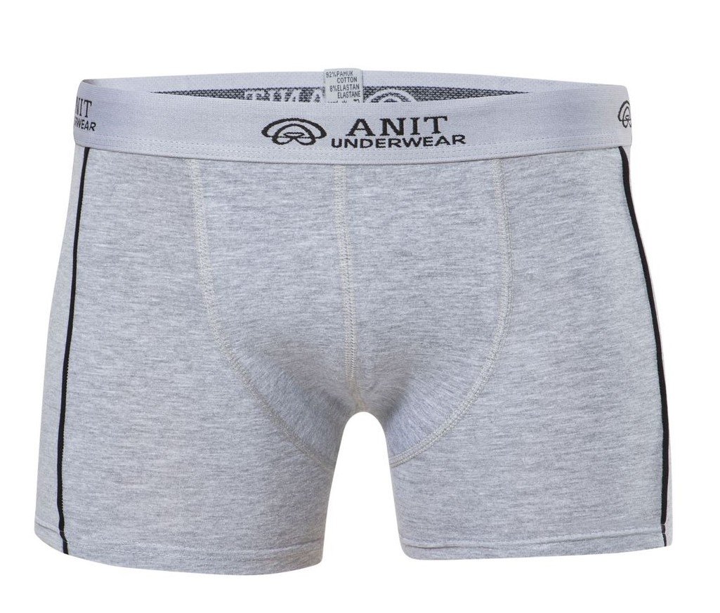 Pamuklu Elastan Esnek Bel Boxer Anıt 1120 - Gri