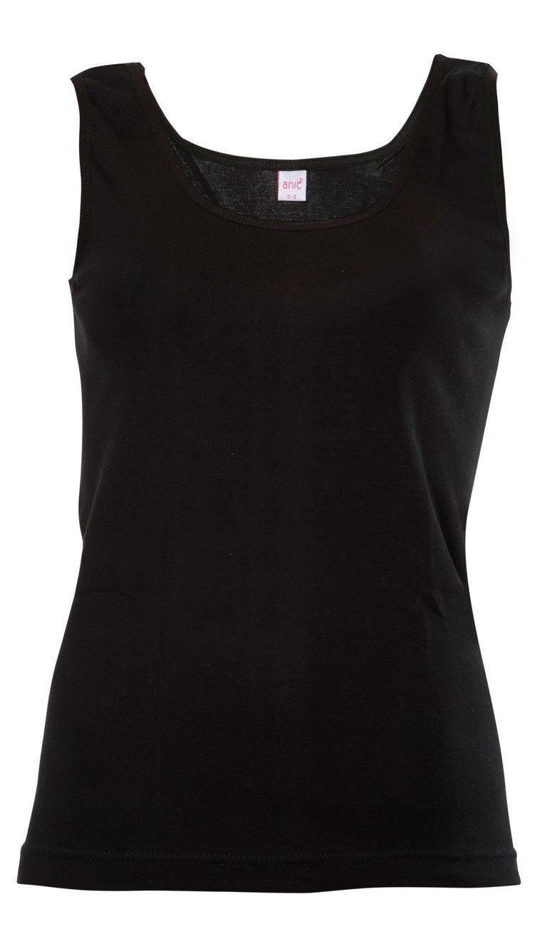 Pamuklu Nefes Alabilen Ribana Atlet Anıt 2102 - Siyah