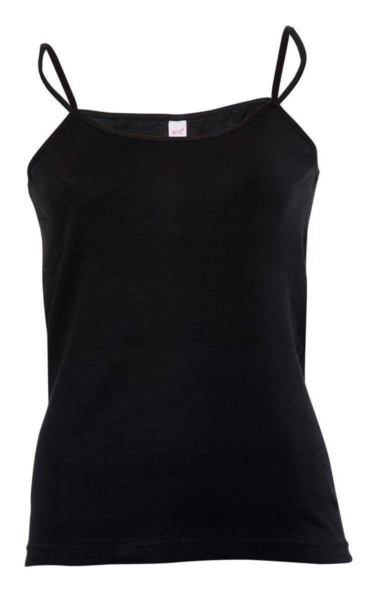 Pamuklu Nefes Alan Asimetrik Askılı Kadın Atlet Anıt 2101 - Siyah