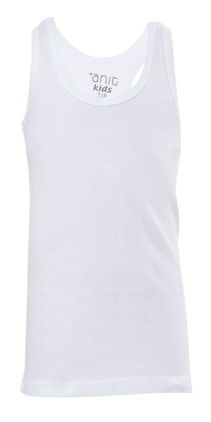 Pamuklu Rahat Kesim Erkek Çocuk Atlet Anıt 4706 - Beyaz