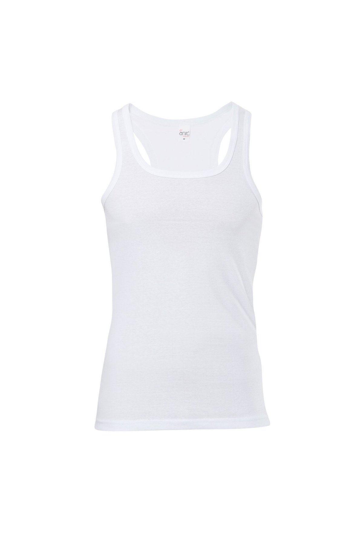 Ribana Kesim Pamuklu Erkek Atlet Anıt 1106 - Beyaz