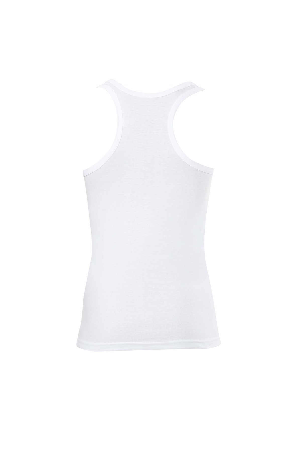 Ribana Kesim Pamuklu Erkek Atlet Anıt 1106 - Beyaz