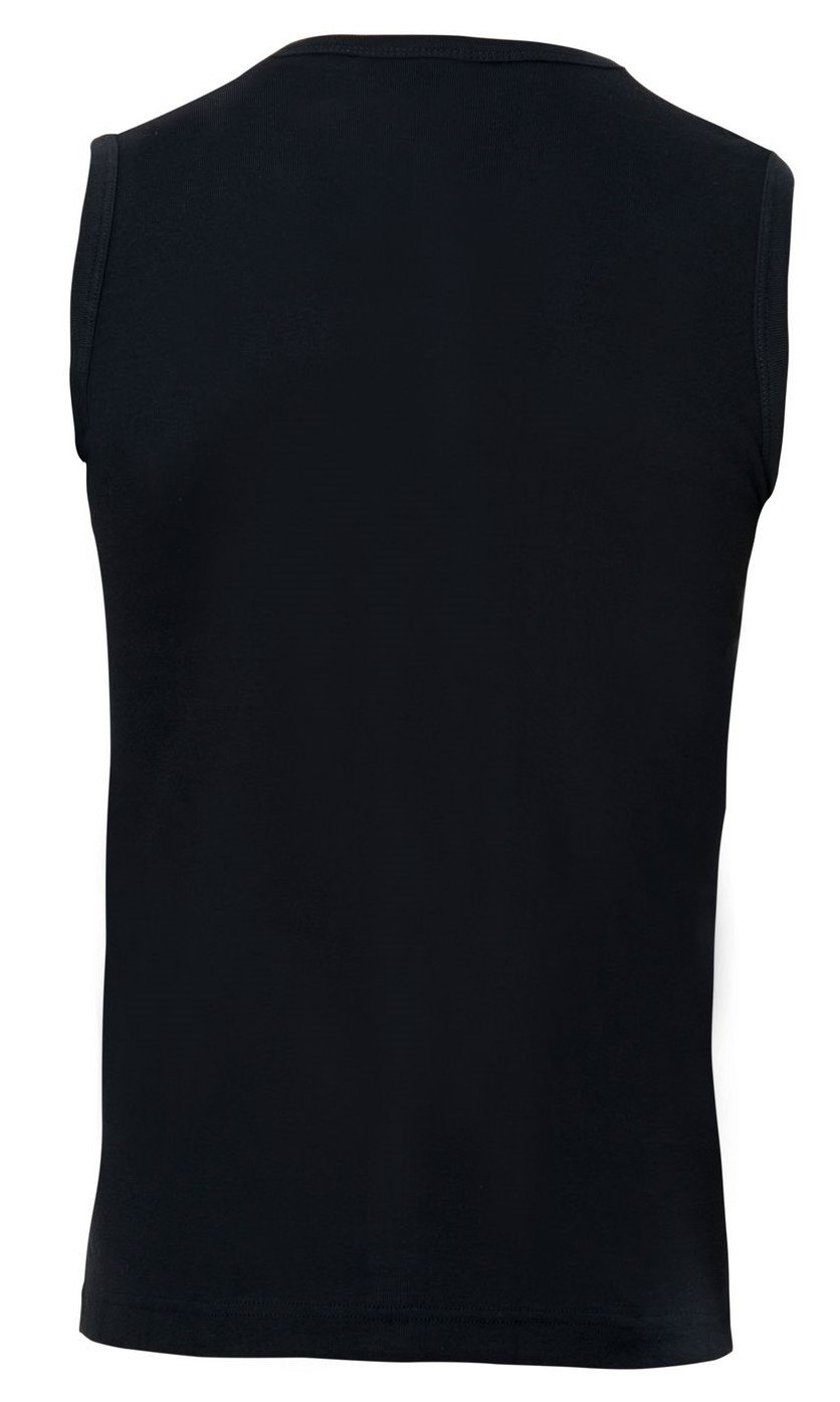 Pamuklu Ribana V Yaka O Kol Atlet Anıt 1110 - Siyah