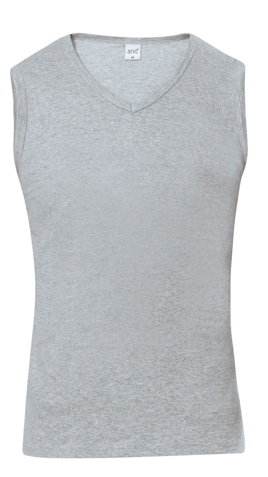 Pamuklu Ribana V Yaka O Kol Atlet Anıt 1110 - Gri