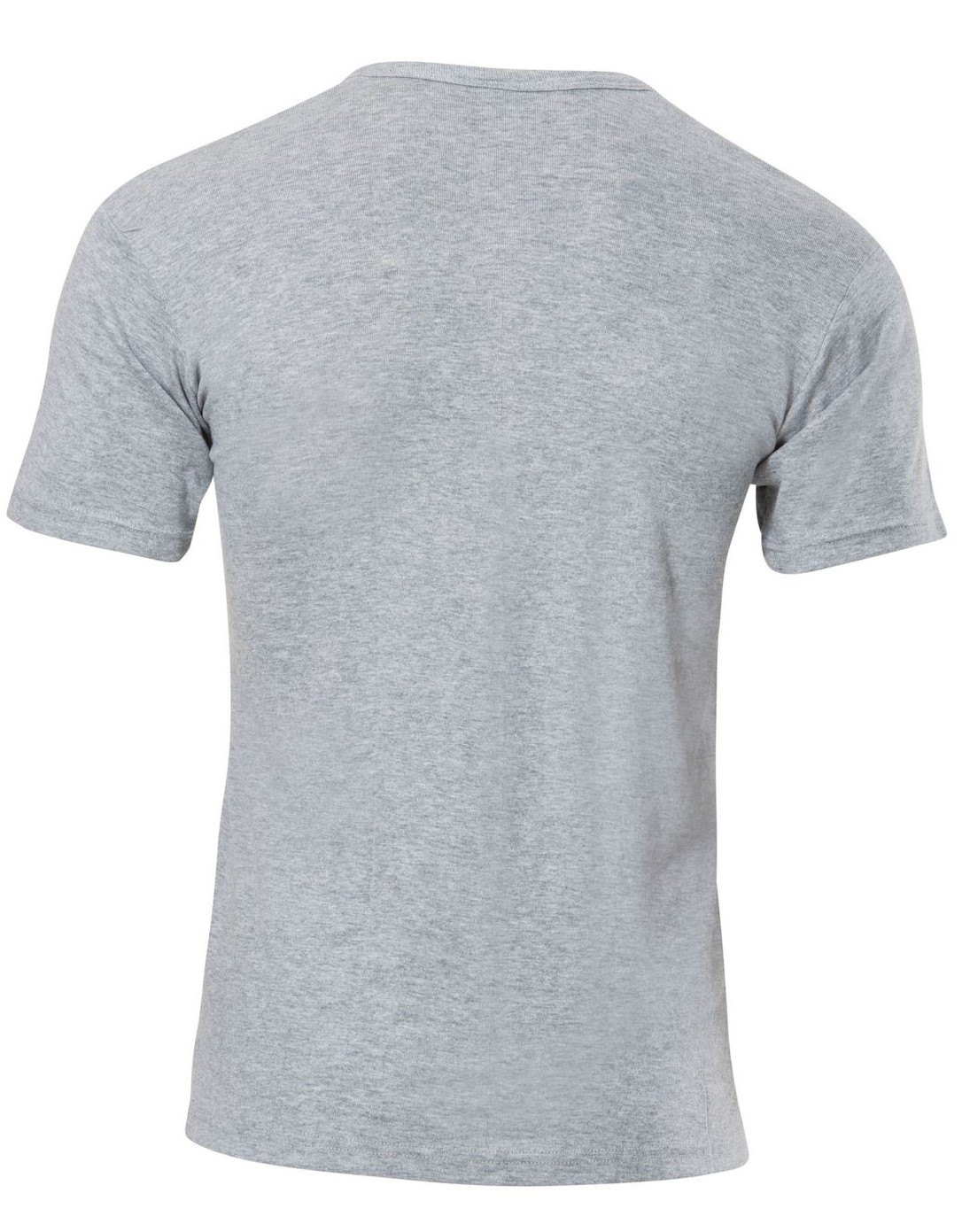 Pamuklu Ribana V Yaka Erkek Atlet Anıt 1109 - Gri