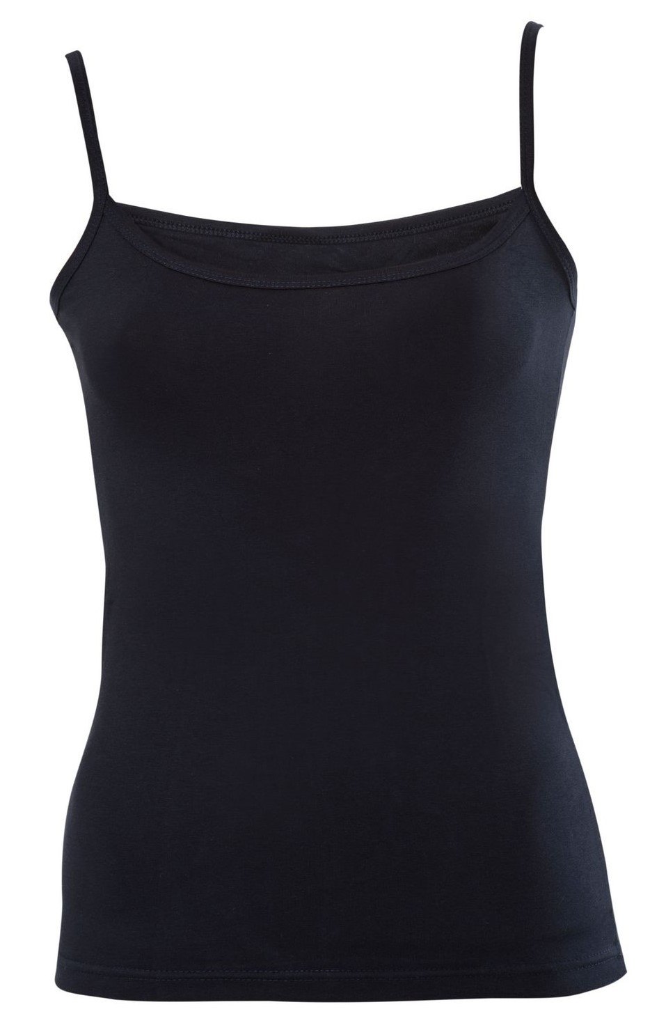 Pamuklu Nefes Alan İp Askılı Atlet Anıt 2119 - Siyah