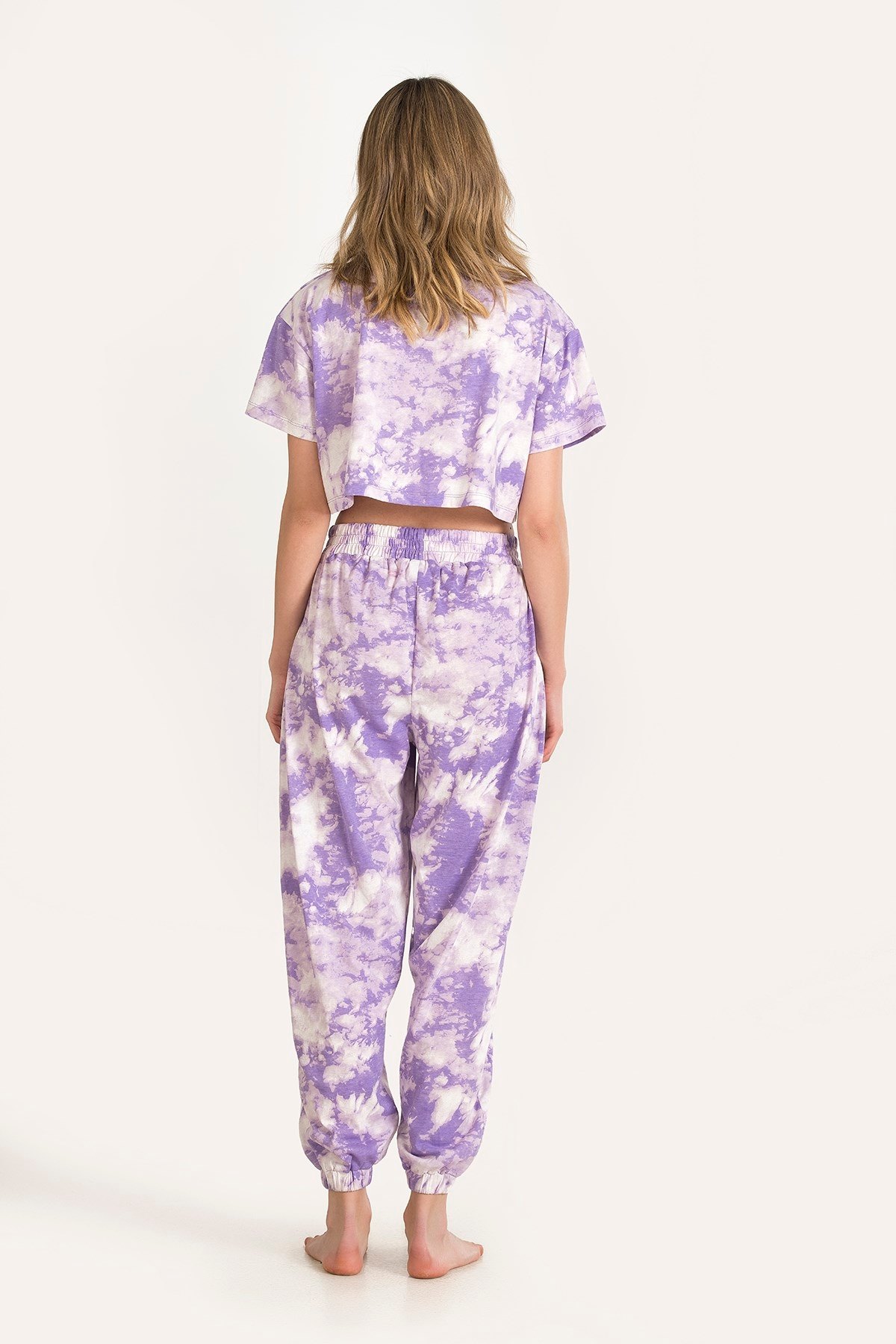 NBB Baskılı Kolsuz Pijama Takımı NBB 67165 - Görsel 2