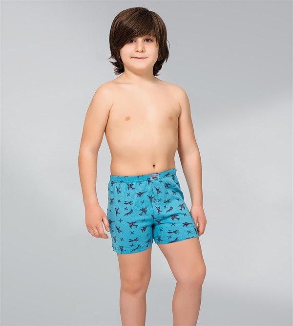 Namaldı Yumuşak Pamuklu Baskılı Boxer Erkek Çocuk Namaldı 300 - Görsel 3