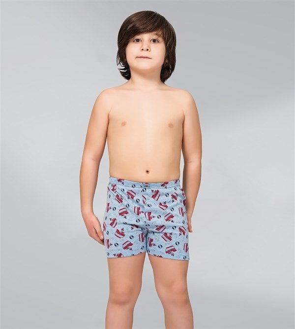 Namaldı Yumuşak Pamuklu Baskılı Boxer Erkek Çocuk Namaldı 300 - Görsel 4