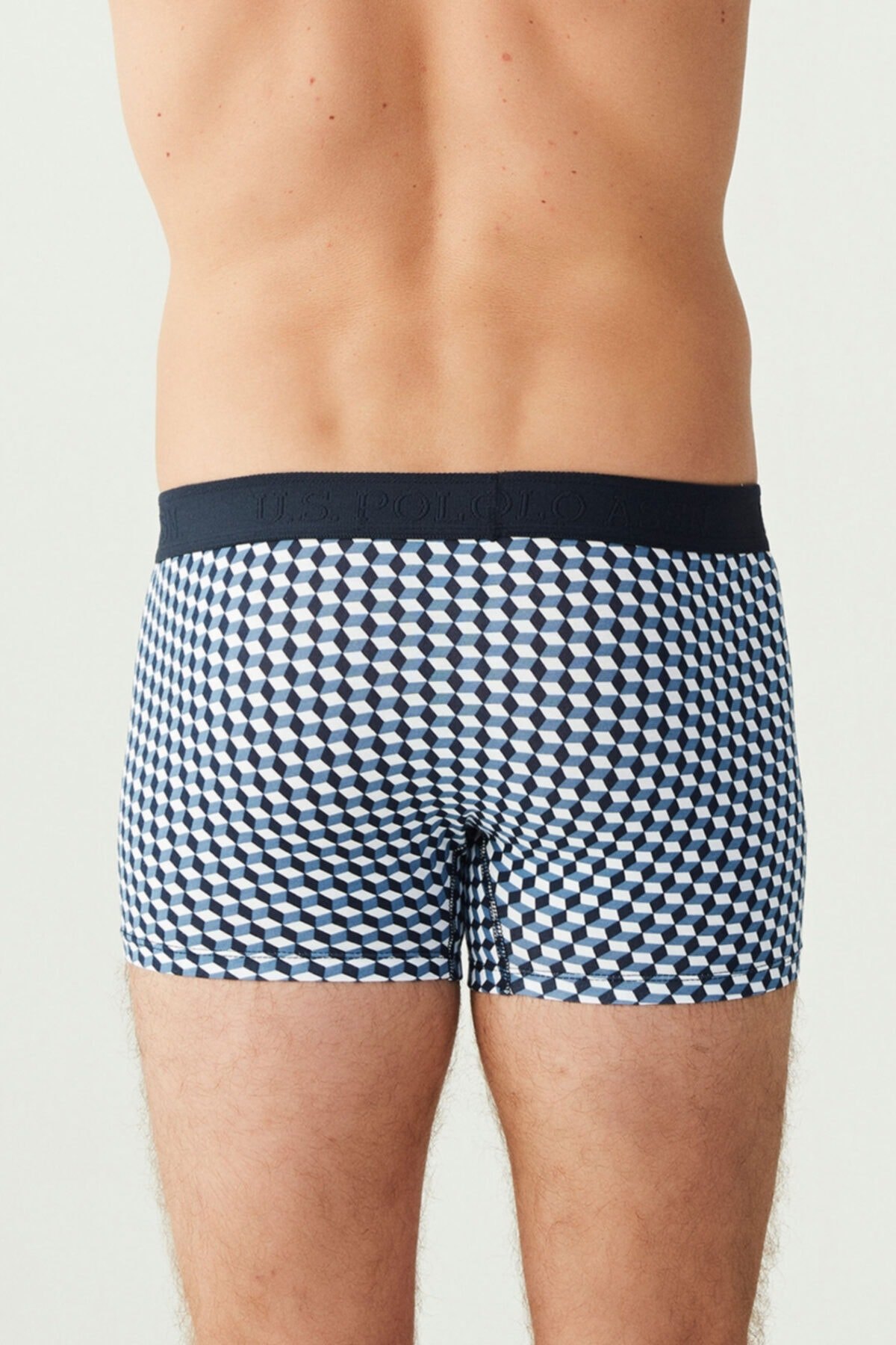 Pamuklu ve Elastan Karışımlı 3'lü Boxer U.S. Polo Assn. 80256 - Görsel