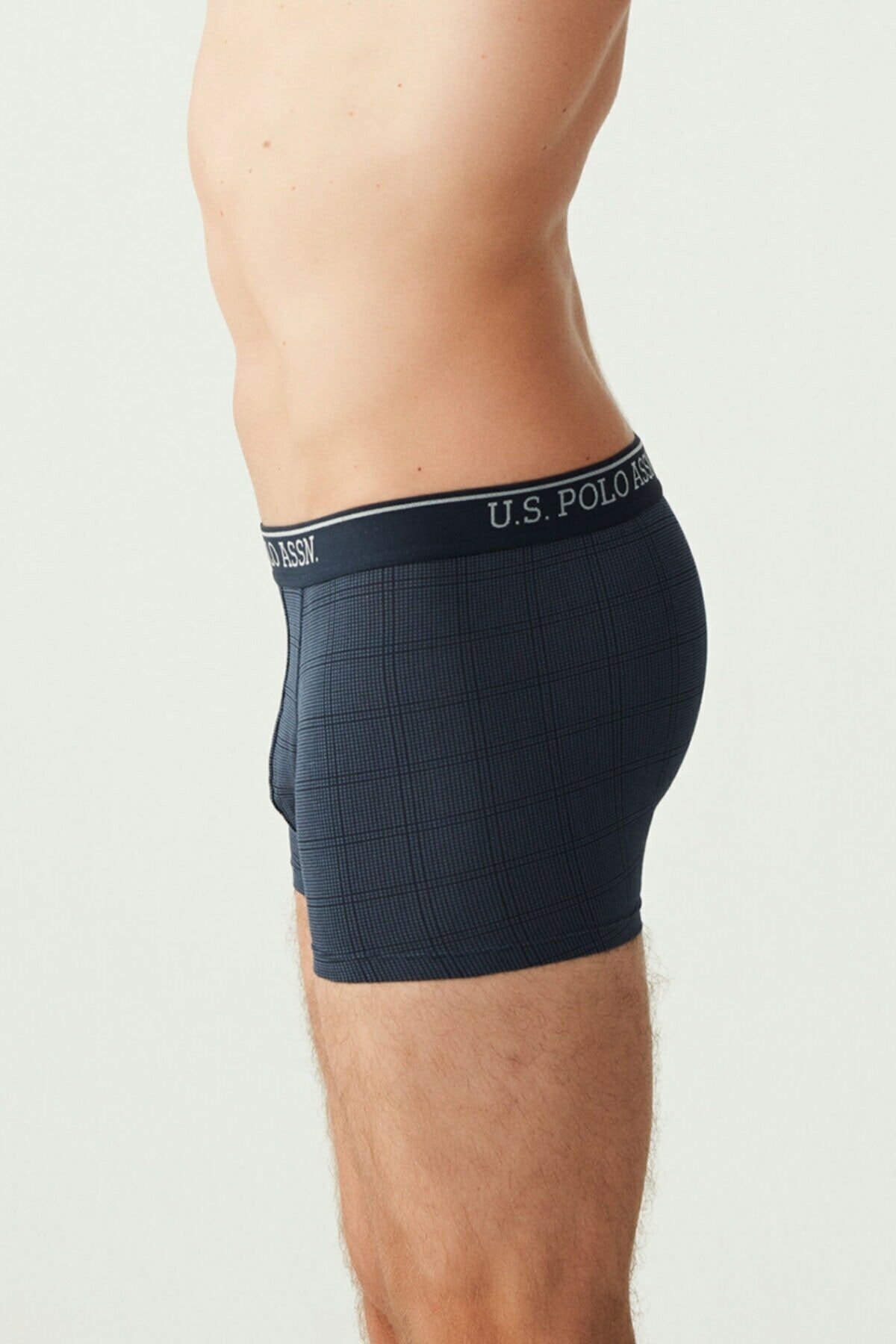 Bel Lastiği Baskılı Pamuklu Kısa Paça Boxer U.S. Polo Assn. 80263 - Görsel