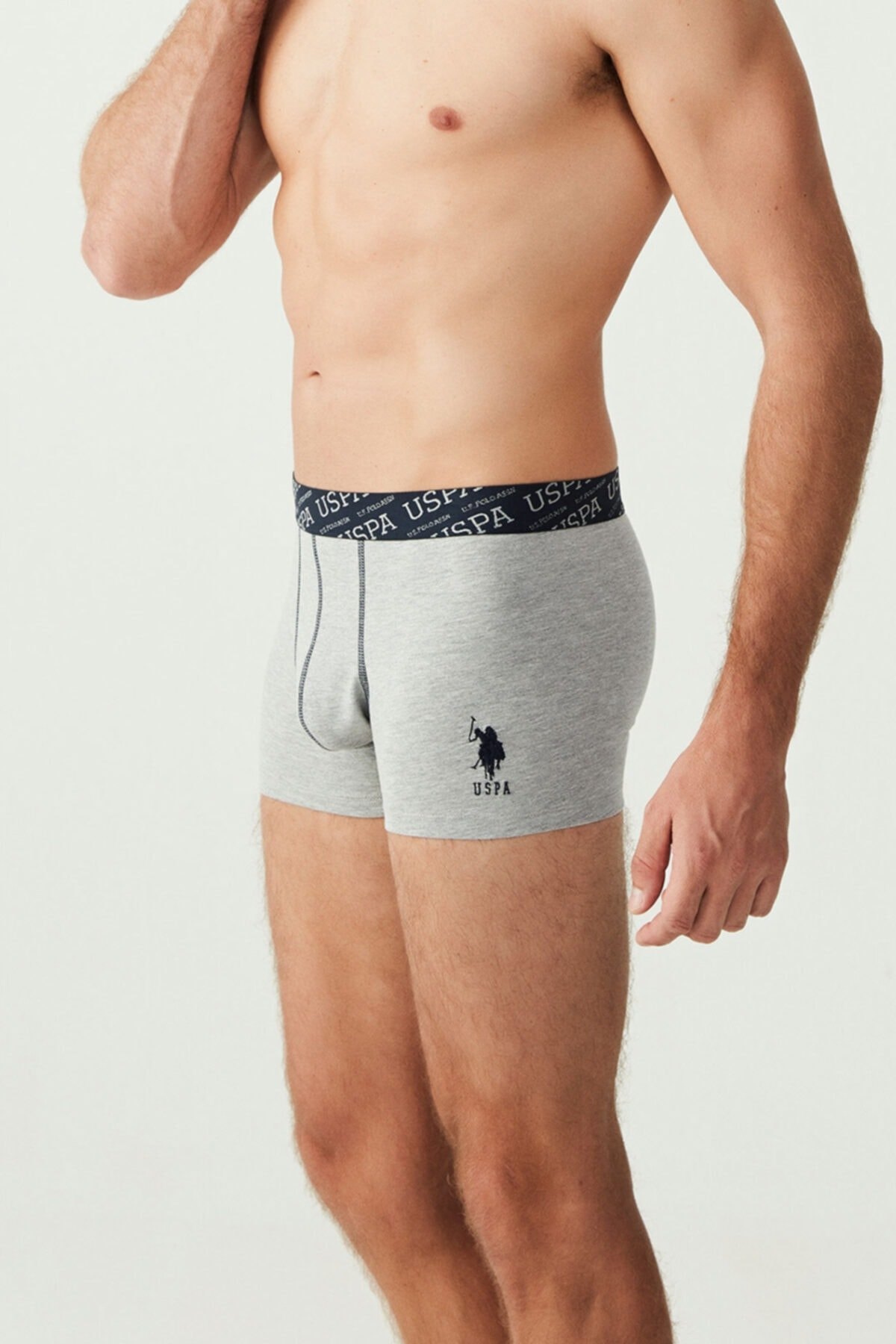 Bel Lastiği Baskılı Biye Detaylı Boxer U.S. Polo Assn. 80336 - Görsel