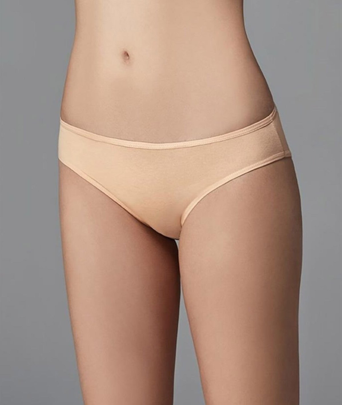 Yüksek Pamuk Oranı Dikişsiz Slip Külot  Eros 720 - Beyaz-Siyah-Ten