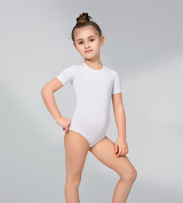 Namaldı Pamuklu Elastan Yarım Kollu Kız Çocuk Body Namaldı 476