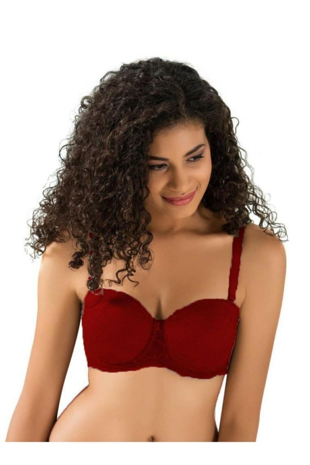 Dantel Kaplı Soft Sütyen Le Jardin 9350 - Bordo