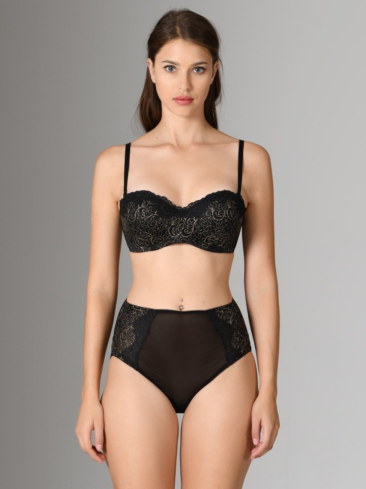 NBB Dantel Detaylı Desteksiz Sütyen Takımı NBB 4685