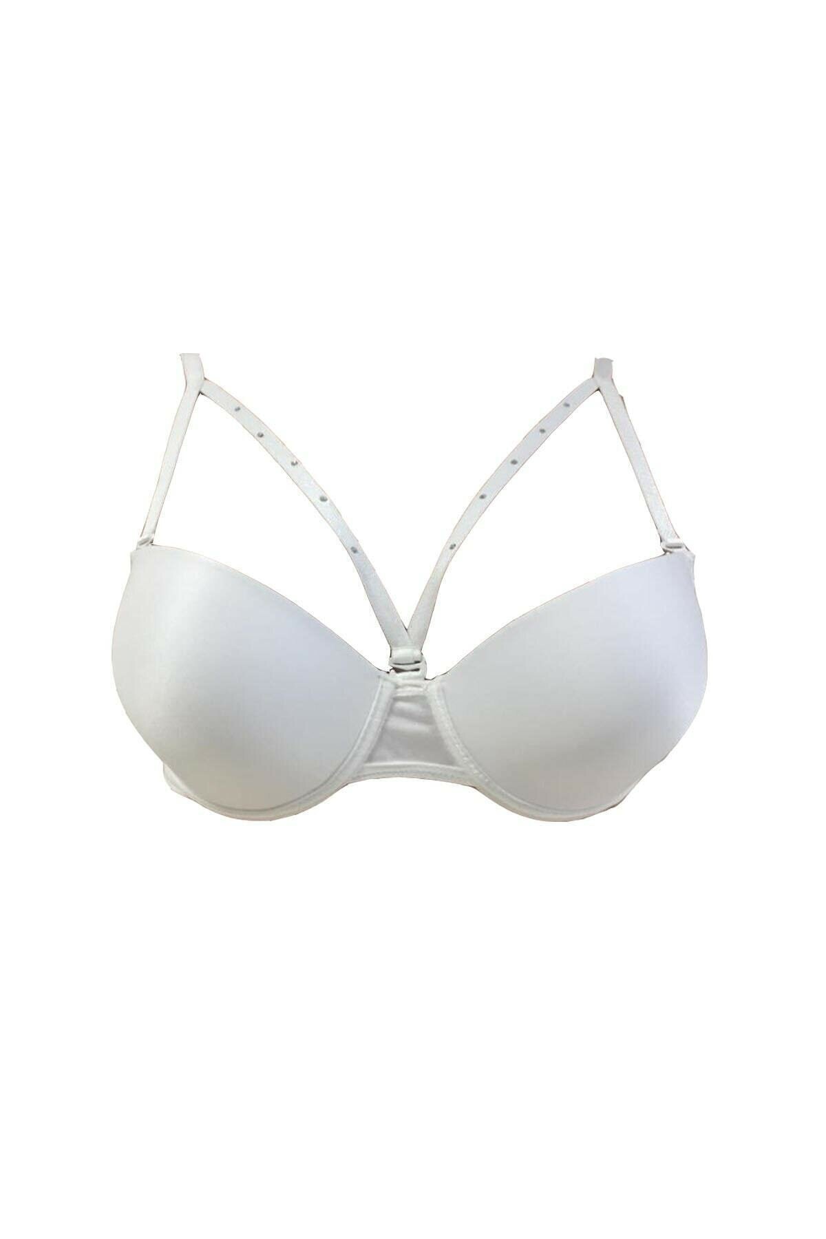 Dikiş Detaylı Destekli Sütyen Moonlight 107 - Ekru