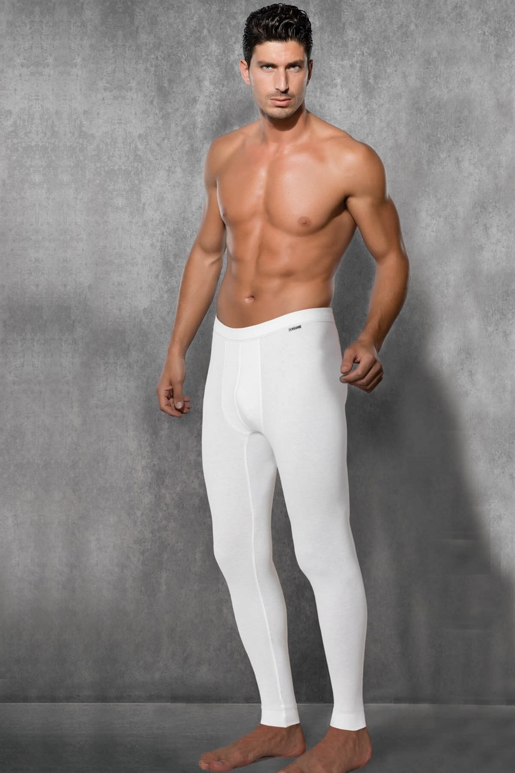 Fırçalı İç Yüzeyli Termal Alt Erkek İçlik Doreanse 1965 - Ekru