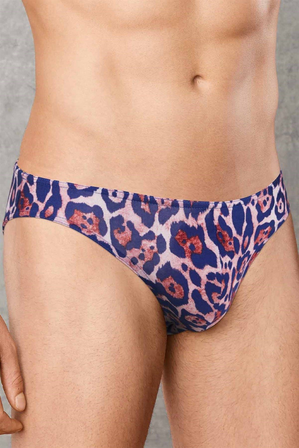 Leopink Desenli Modal Pamuklu Erkek Slip Külot Doreanse 1266 - Leopink