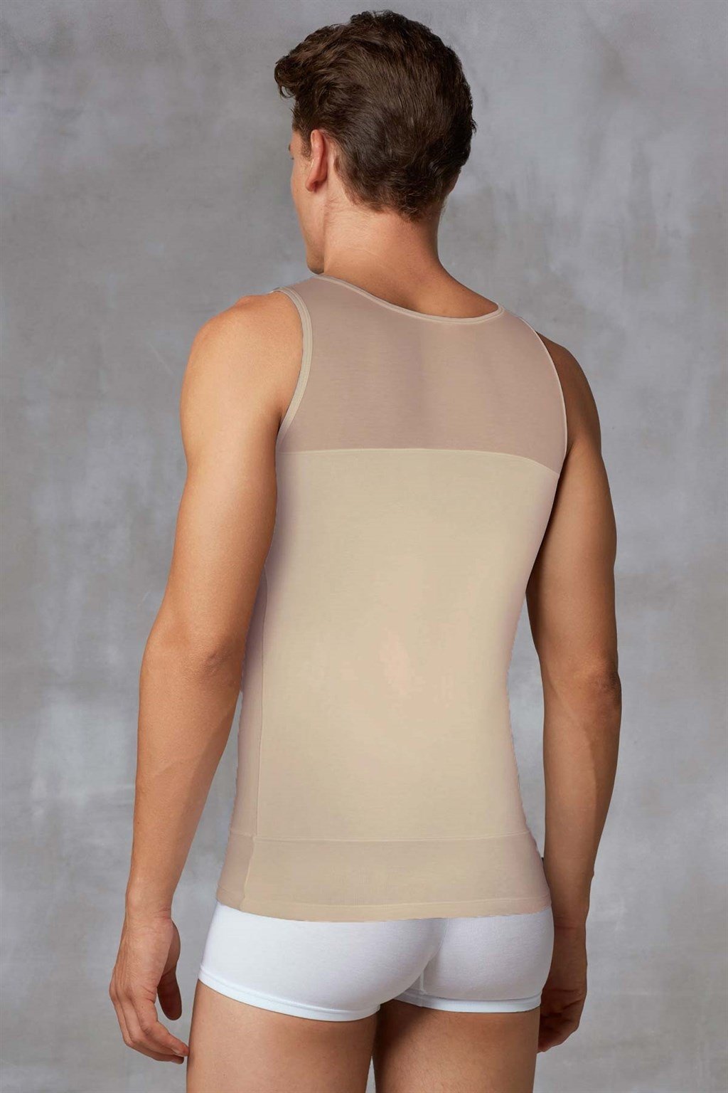 Pamuklu V Yaka Erkek Atlet Korse Doreanse 5965 - Ten